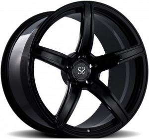 Gloss Black Wklęsłe kute koło magnezowe