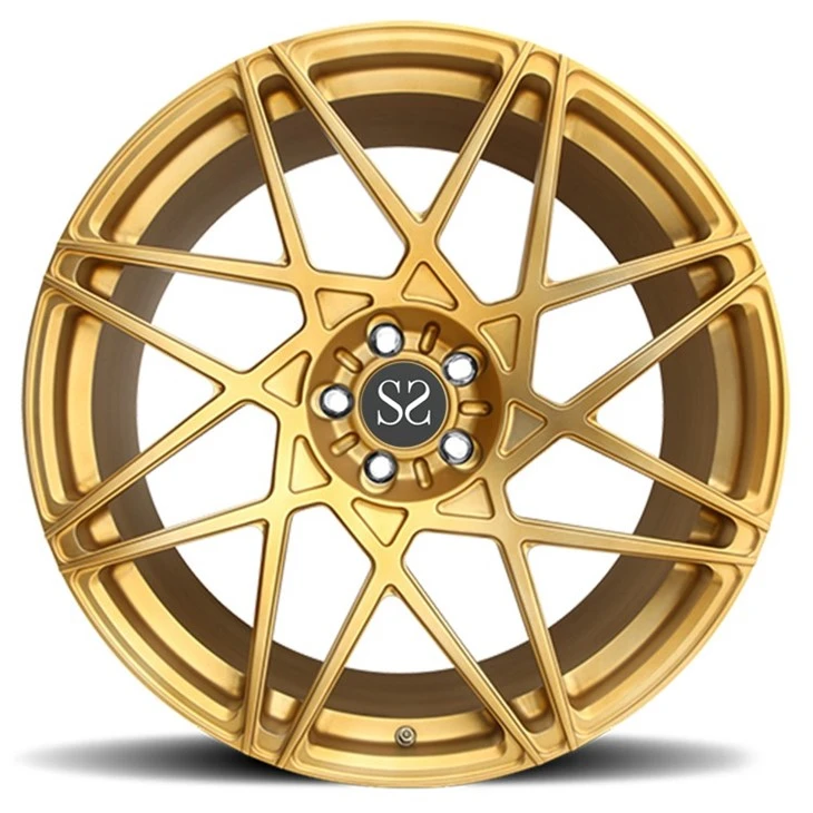 Polished 22 Inch 2 Piece Concave Alloy Wheel 5x112 For Ferrari 455 Wheels