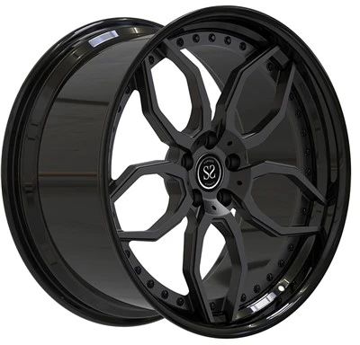 AMG GT Gloss Black Tuning 2-częściowe kute felgi z przesunięciem 20" i 21"