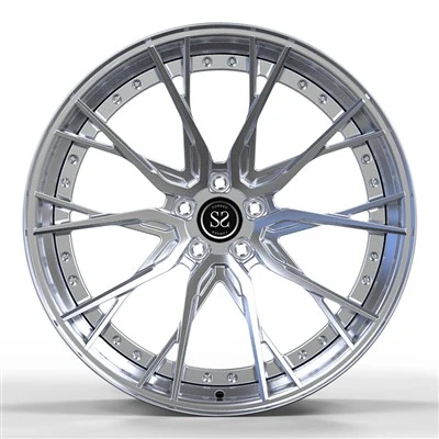 Dwuczęściowe, niestandardowe, polerowane i szczotkowane felgi BMW M3 2016 Year Tuning Style