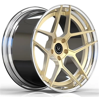 C63 AMG Coupe 5-Y Spoke Tuning Style 19-calowe niestandardowe 2-częściowe kute koła