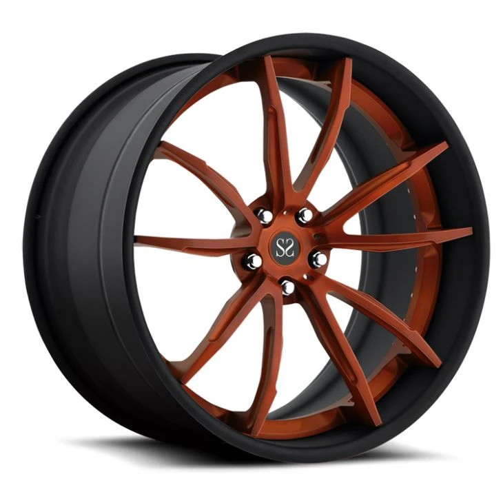 19-22 Inch Deep Concave 2 Piece Forged Wheels Alloy Rims