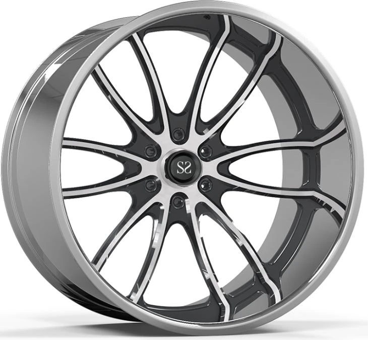 22 x 12 Bloss czarne rant kute Off Road koła