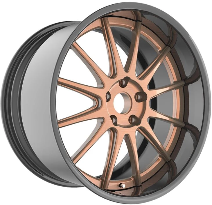 22x12 Broze 2-PC kute felgi BMW X5 do Lamborghini, Ferrari, Toyota, Nissan, Audi, Porsche, McLaren Chevy Corvette