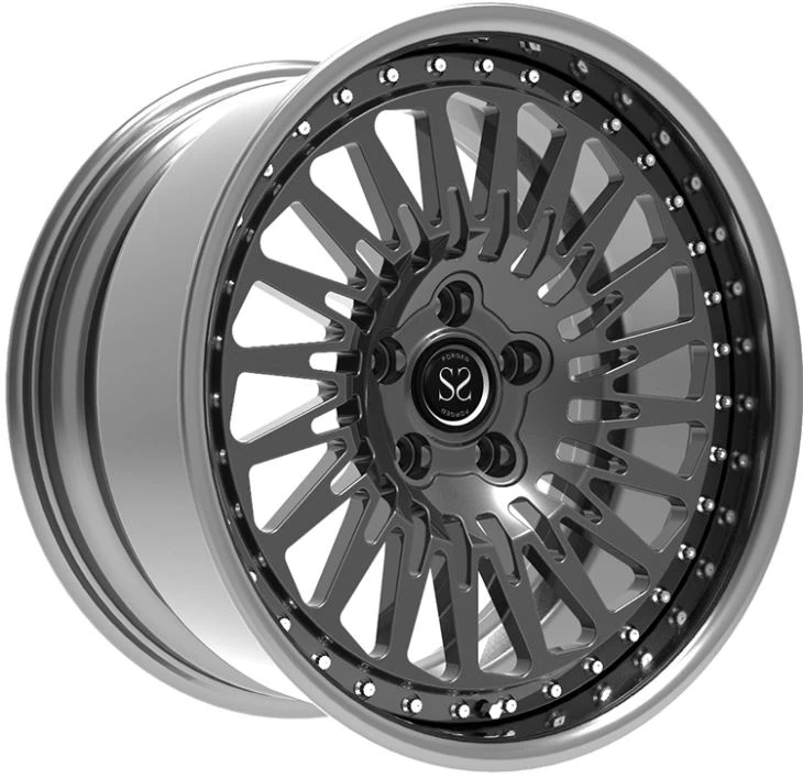 22x12J Czarne kute koła 2 PC dla Ferrari 458
