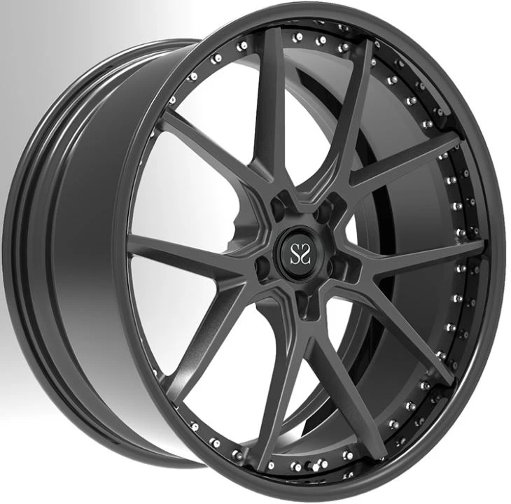 22x13J Nowy styl 2PC Kute koła do Lamborghini, Ferrari, Toyota, Nissan, Audi, Porsche, Mclaren Chevy Corvette