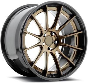 Gloss Bronze And Black Lip 2-PC Kute koło