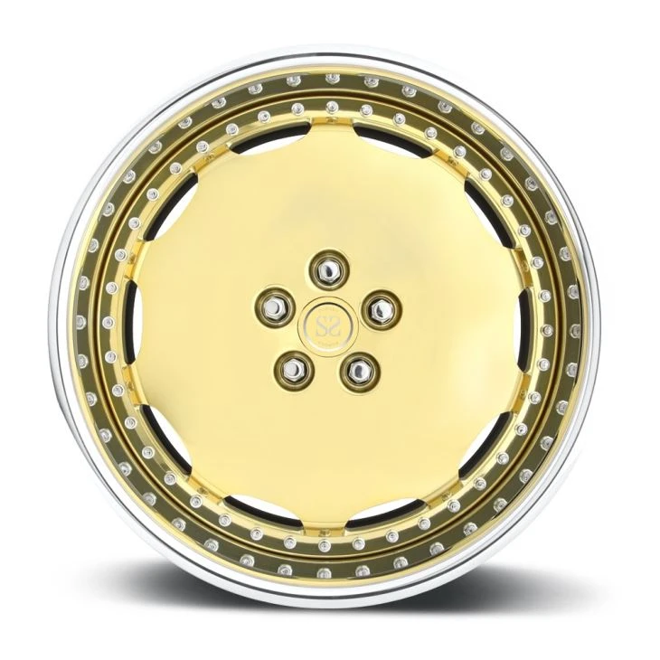Customs 18-22 Inch 3 Piece Forged Wheel Manufacturer Factory China Rim