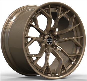 Brązowe 20-calowe rozłożone 2-PC felgi, wykonane ze stopu aluminium 6061-T 6 do Ferrari 812 Superfast