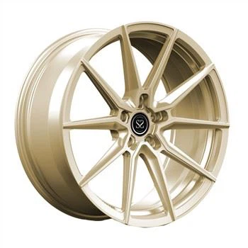1 szt. Kute koła Monoblok 20 cali 20x10,5 szczotkowane złoto do luksusowych felg samochodowych BMW M5