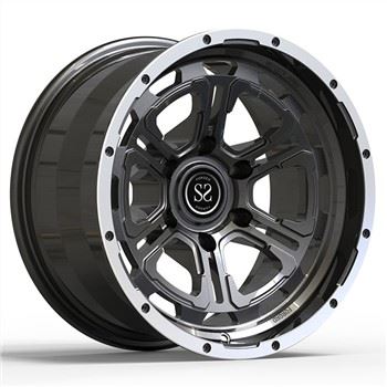 Monoblok 1-częściowy kute koła Gun Metal Bead Lock Style Sportowe felgi aluminiowe