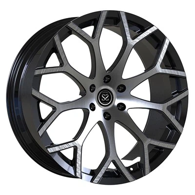 {{0}}X9.0 Czarna szczotkowana twarz Niestandardowy kuty Monblock do Cadillaca Srx Gmt166