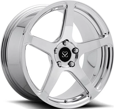 Hyper Silver 5x112 5x130 do kół Ferrari Bentley Lamborghini 18 19 20 21 22calowe 1-częściowe felgi A6061 T6 z kutego stopu niestandardowe